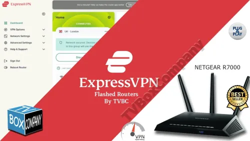 NETGEAR R7000 EXPRESSVPN FLASHED ROUTER NEW