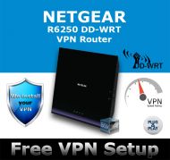 NETGEAR R6250 DD-WRT VPN ROUTER REFURBISHED 