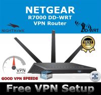 NETGEAR NIGHTHAWK R7000 DD-WRT EXPRESSVPN FLASHED VPN ROUTER REFURBISHED 