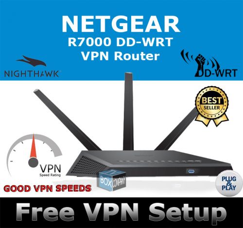 NETGEAR NIGHTHAWK R7000 DD-WRT EXPRESSVPN FLASHED VPN ROUTER
