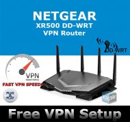 NETGEAR XR500 DD-WRT FLASHED VPN ROUTER NEW