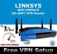 LINKSYS WRT1900ACS DD-WRT FLASHED VPN ROUTER NEW