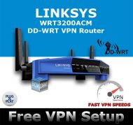 LINKSYS WRT3200ACM DD-WRT FLASHED VPN ROUTER NEW