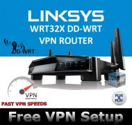 LINKSYS WRT32X DD-WRT FLASHED VPN ROUTER NEW